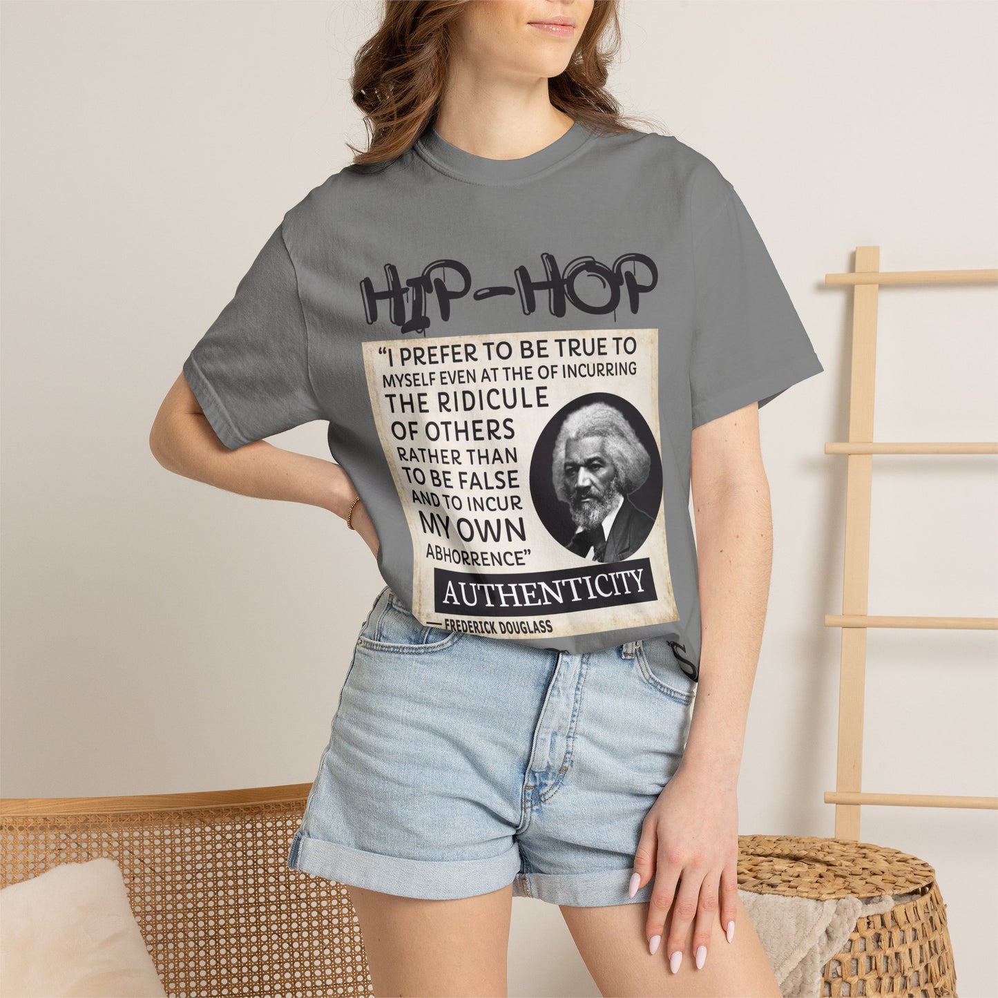 Hip-Hop Authenticity Quote T-Shirt