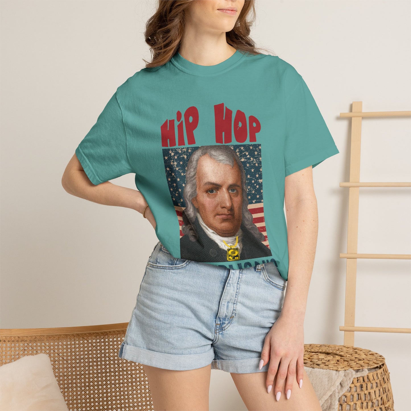 Hip Hop Republicans T-Shirt — Patriotic George Washington Graphic Tee