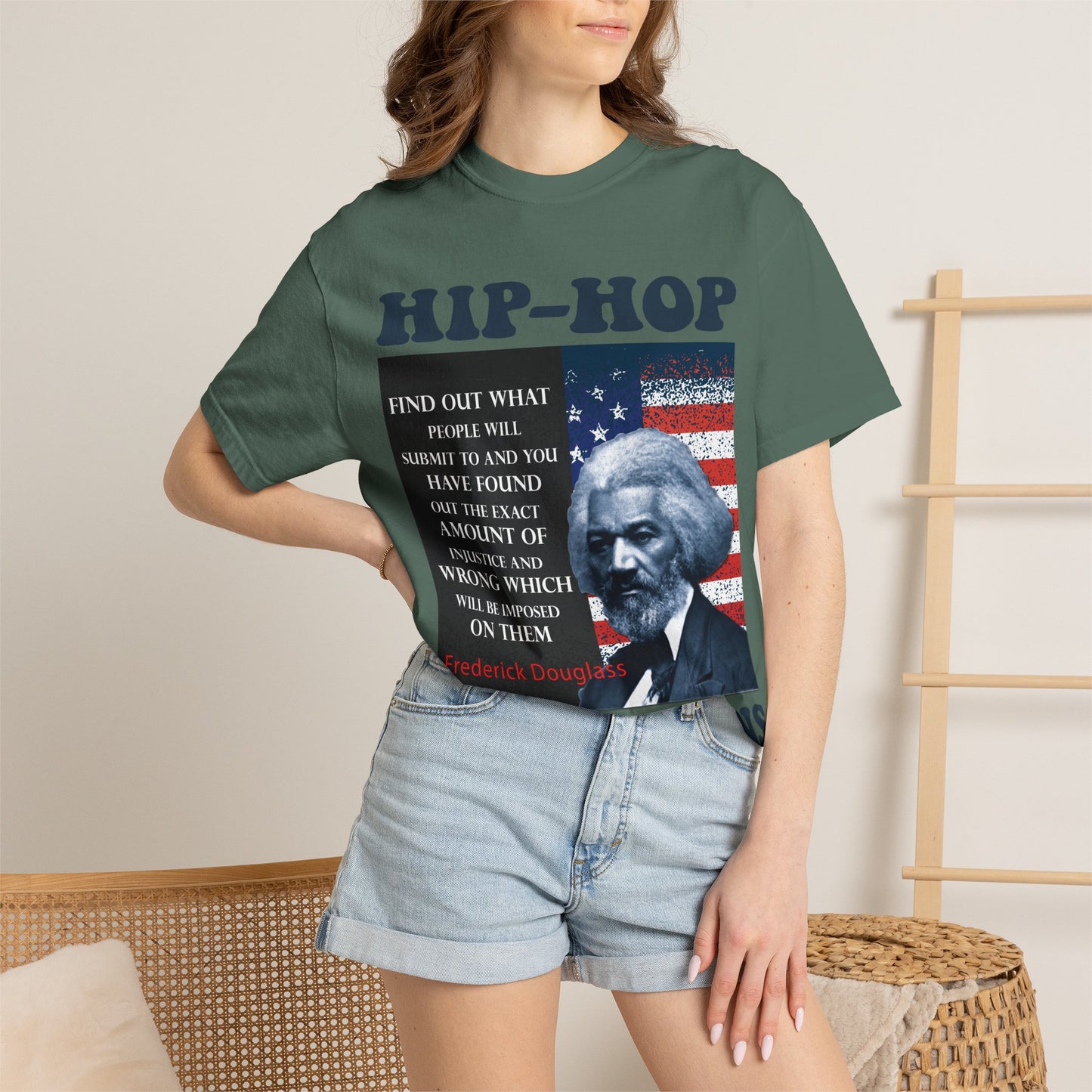 Hip-Hop Republicans T-Shirt — Frederick Douglass Quote Patriotic Political Tee