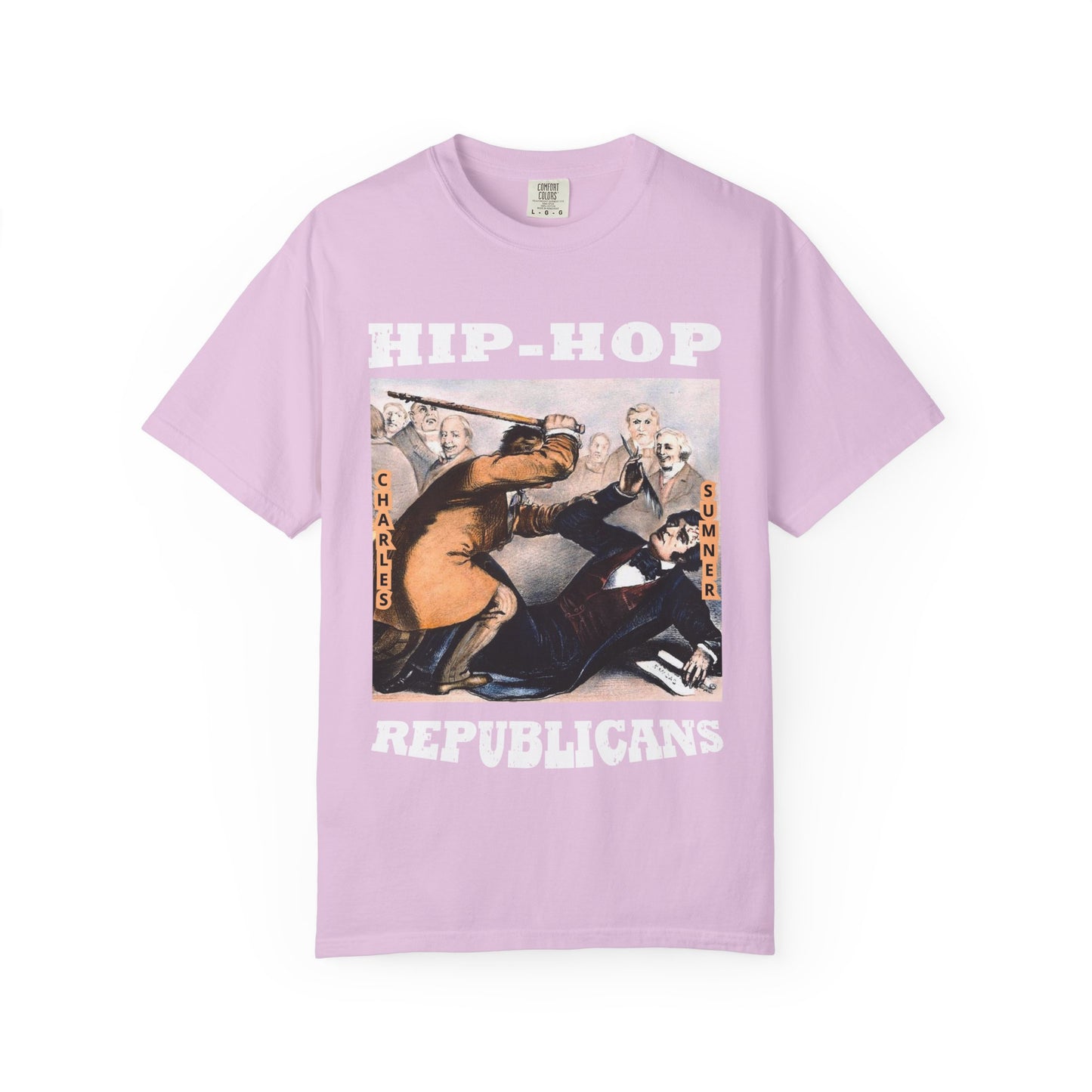 Artistic Vintage Poster T-Shirt — 'Chalet Summer' Graphic Tee