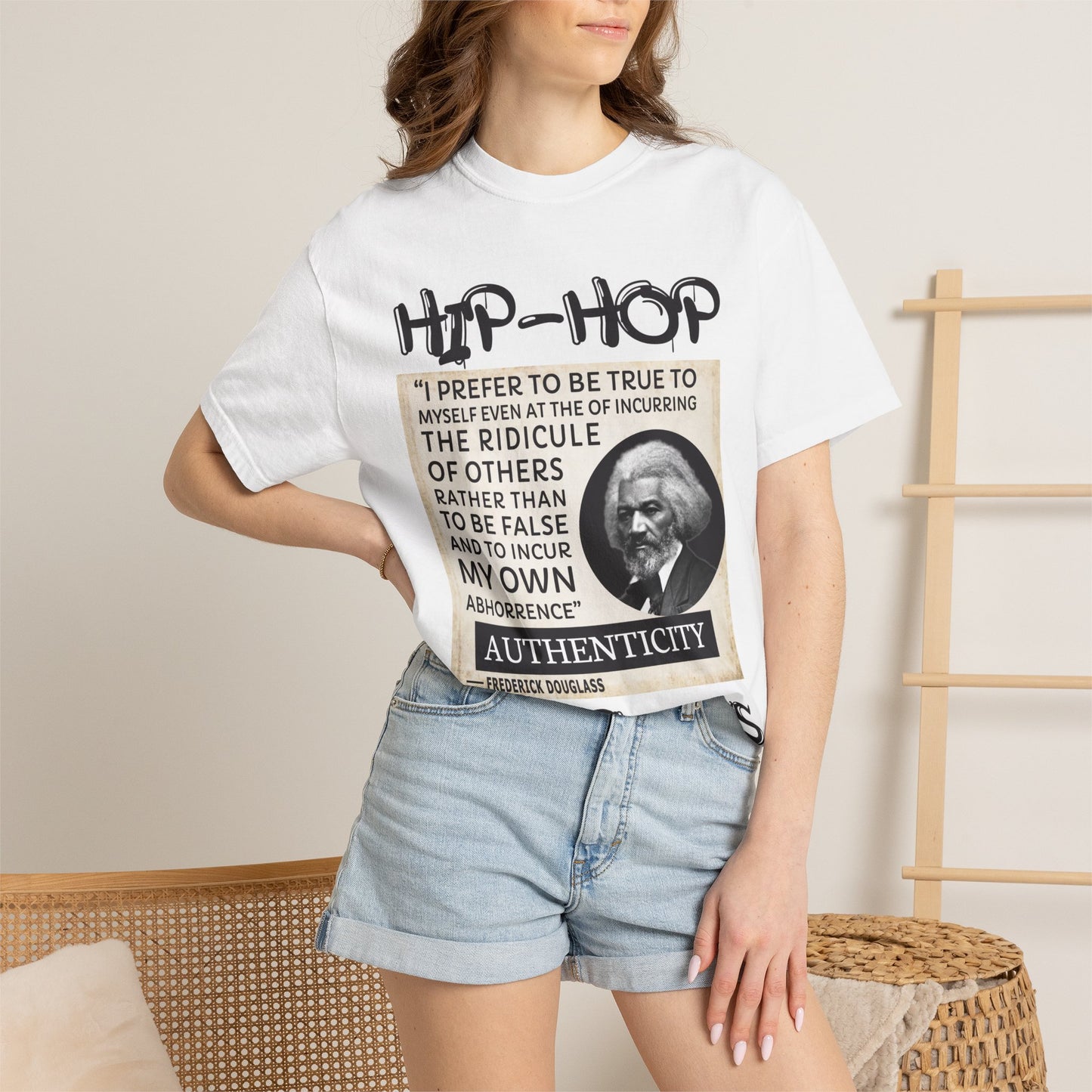 Hip-Hop Authenticity Quote T-Shirt