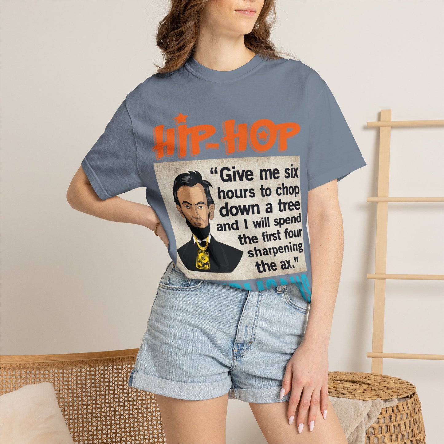 Hip Hop Republicans Abraham Lincoln Political Rap T-Shirt