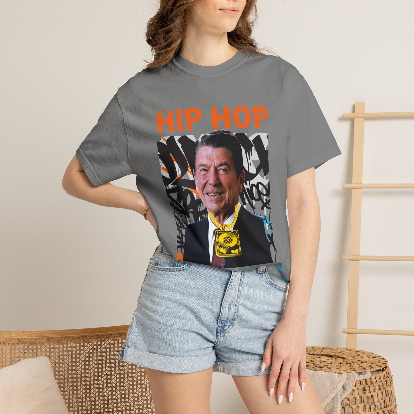 Get Your Groove On with a Trendy Ronald Reagan Hip Hop Republicans T-Shirt