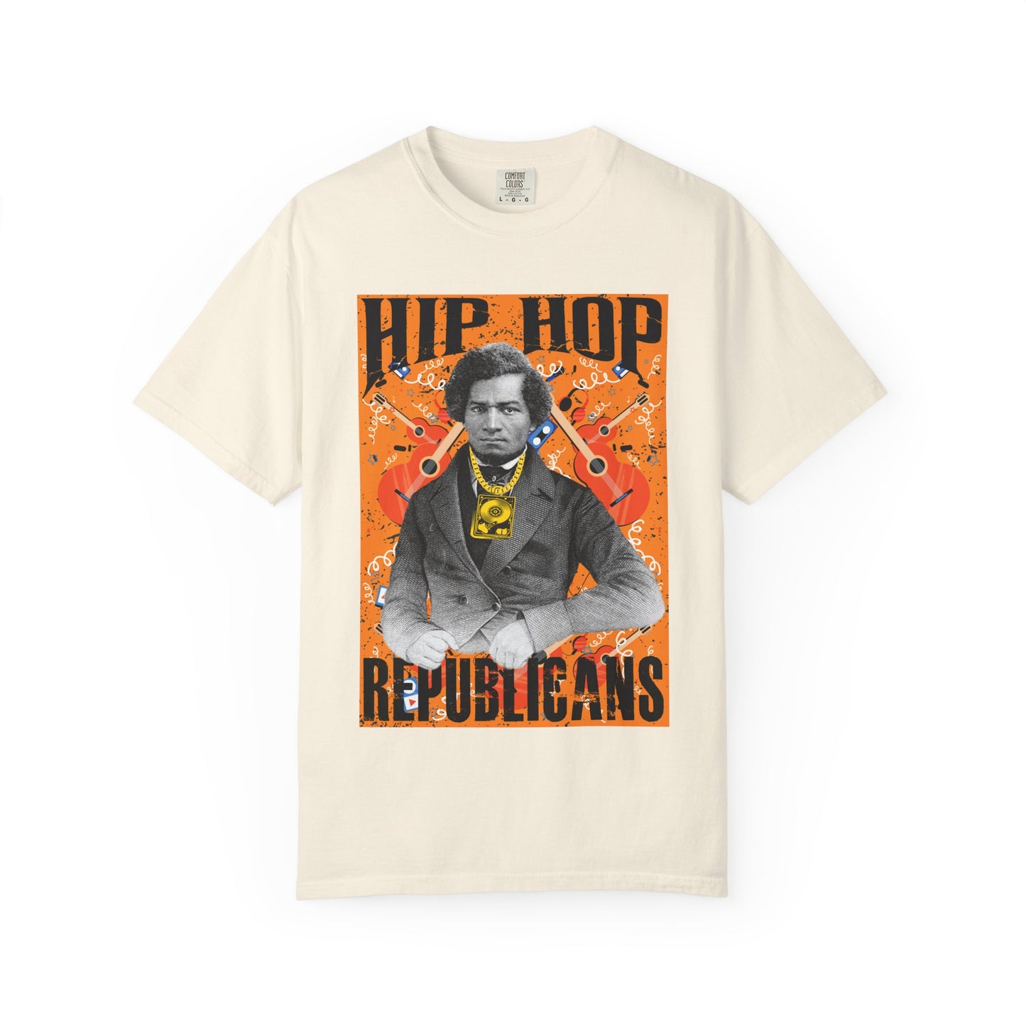Hip Hop Republicans Graphic T-Shirt — Vintage Portrait Streetwear Tee