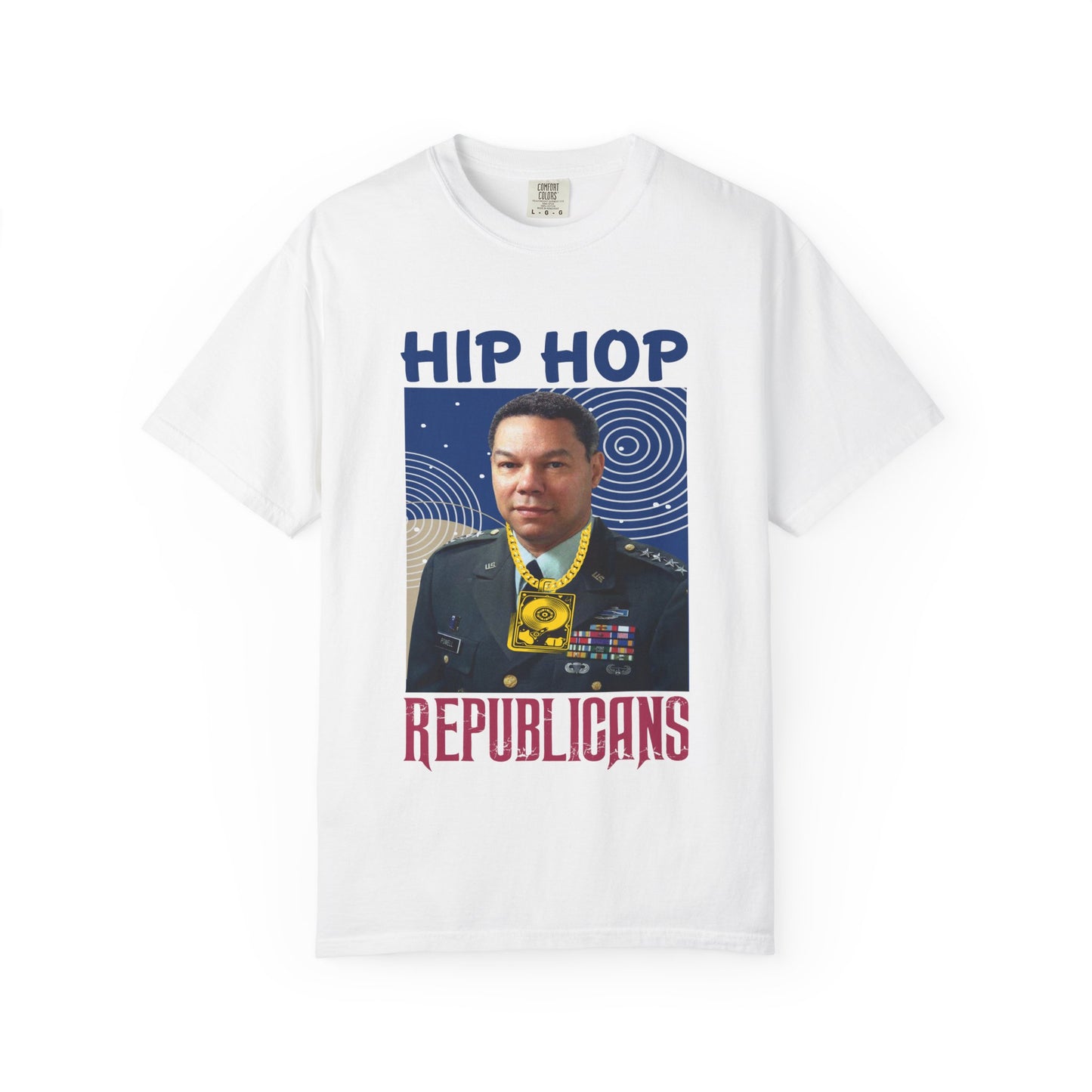 Hip Hop Republicans Graphic T-Shirt — Parody Political Portrait Tee