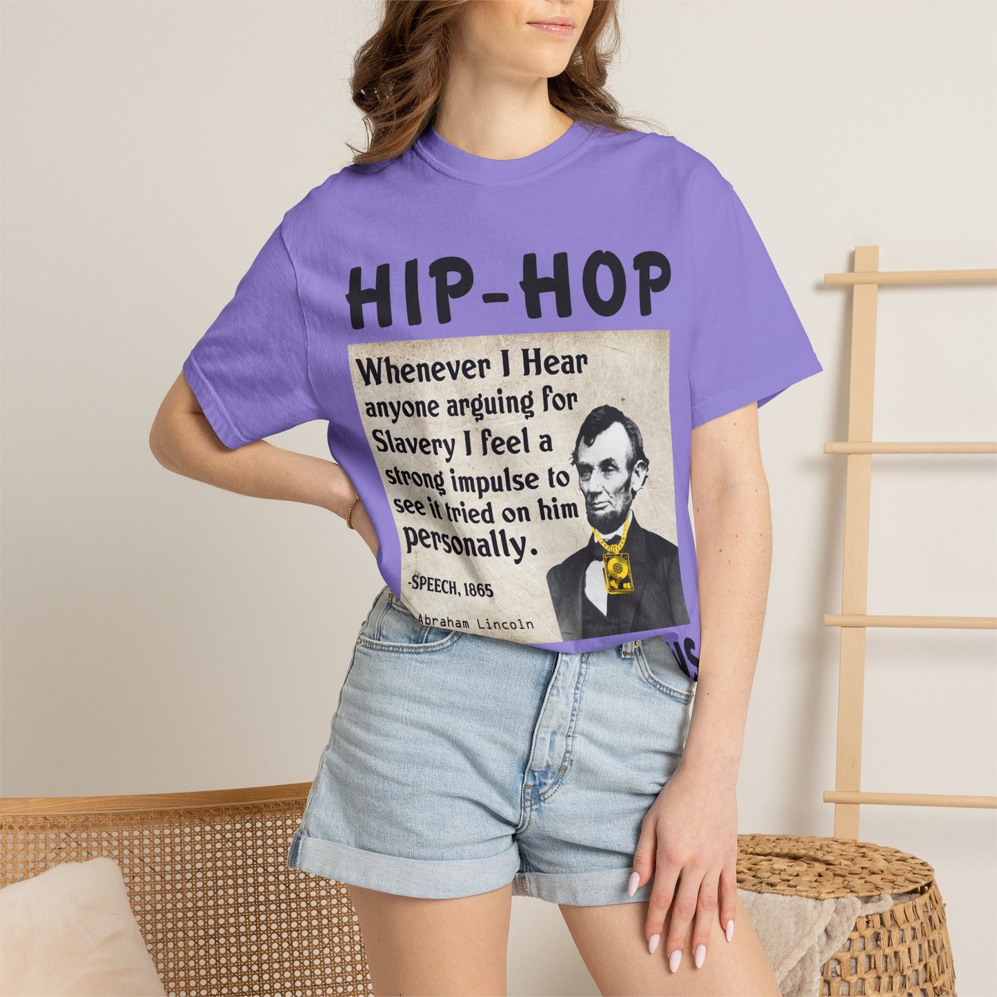 Hip-Hop Republicans T-Shirt — Lincoln Abolition Quote Graphic Tee