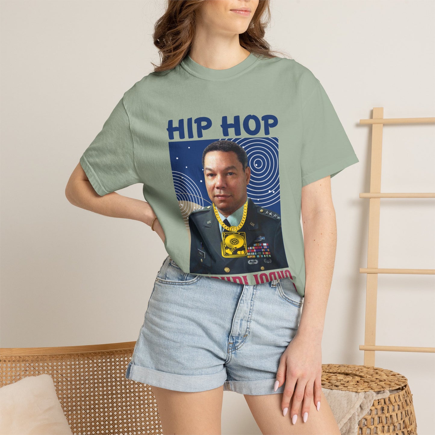 Hip Hop Republicans Graphic T-Shirt — Parody Political Portrait Tee