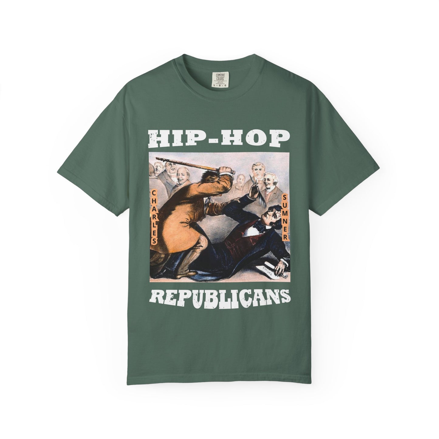 Artistic Vintage Poster T-Shirt — 'Chalet Summer' Graphic Tee