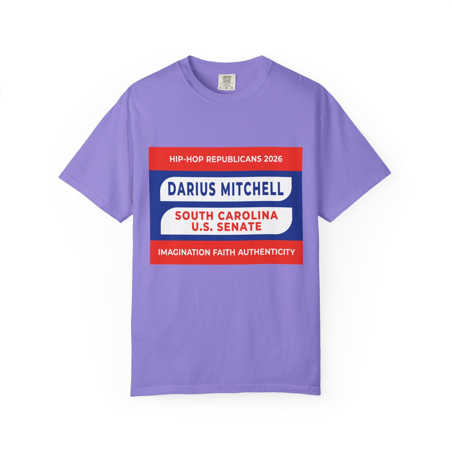 Political Campaign T-Shirt — "Darius Mitchell South Carolina U.S. Senate"