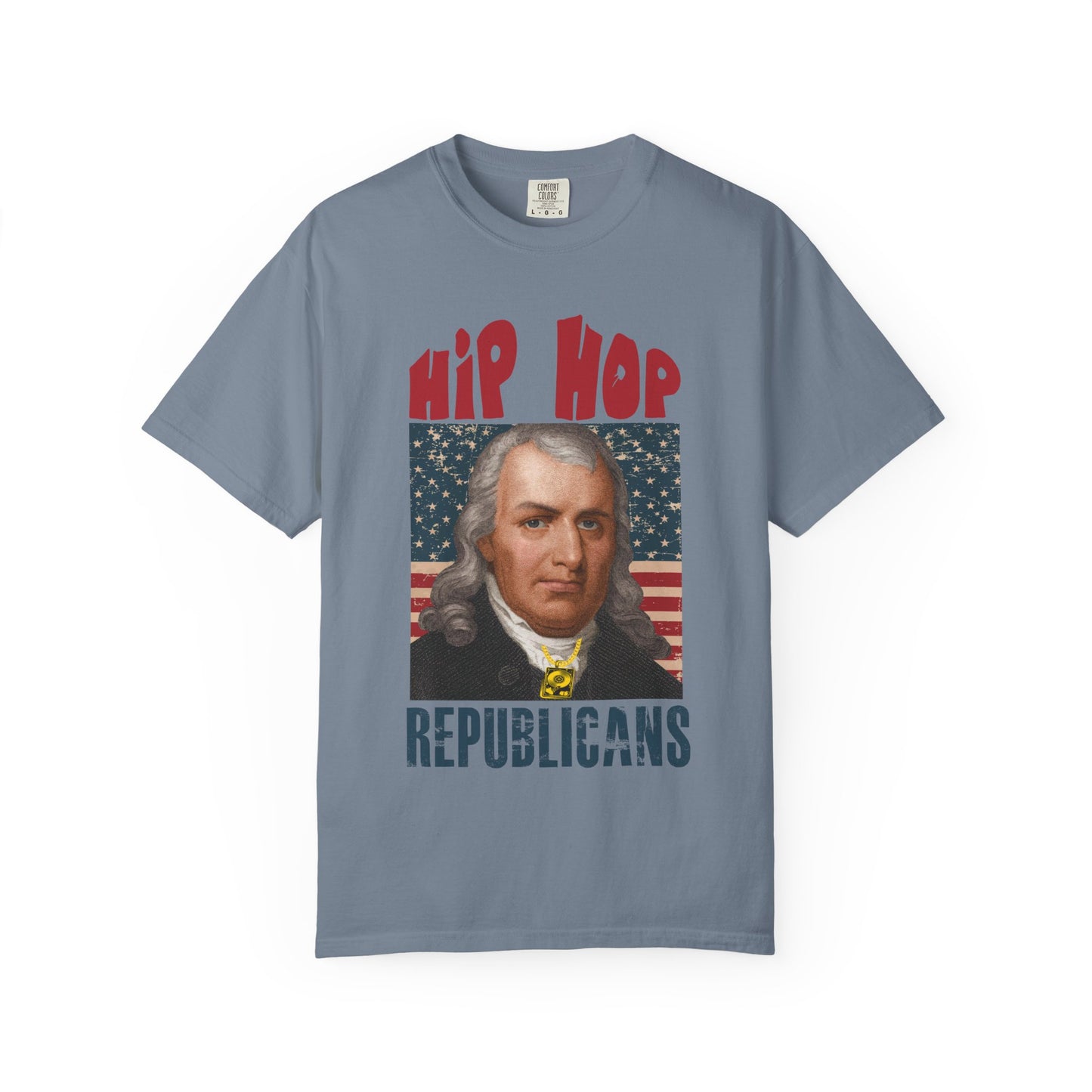 Hip Hop Republicans T-Shirt — Patriotic George Washington Graphic Tee