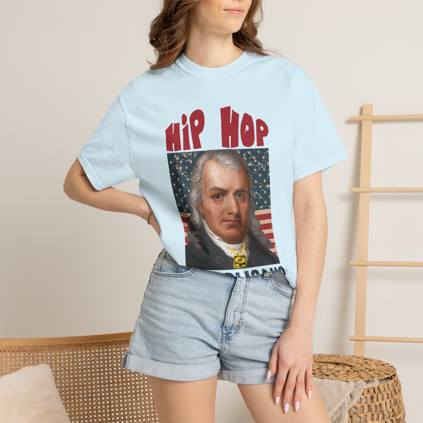 Hip Hop Republicans T-Shirt — Patriotic George Washington Graphic Tee