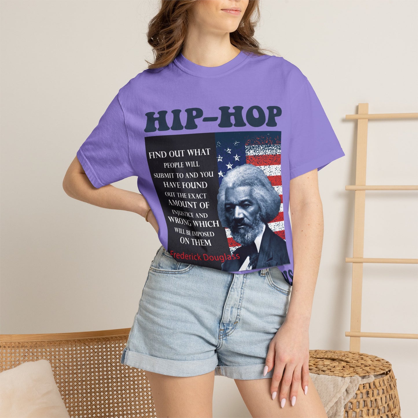 Hip-Hop Republicans T-Shirt — Frederick Douglass Quote Patriotic Political Tee