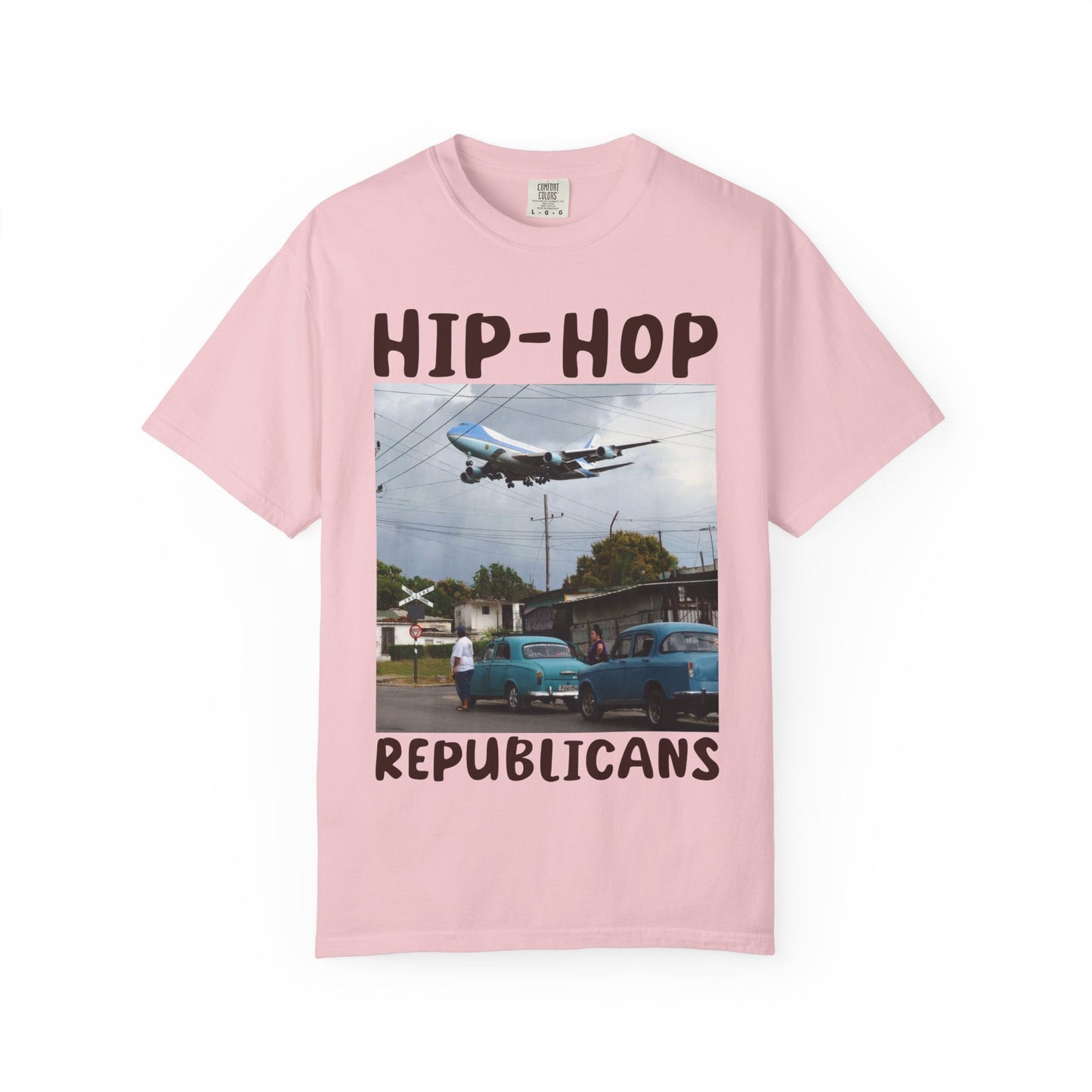 Hip Hop Republicans Helicopter Patriotic Graphic T-Shirt