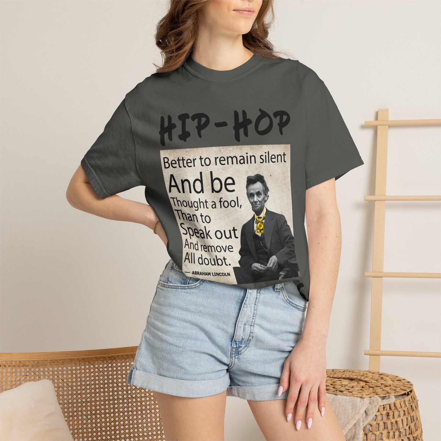 Hip-Hop Republicans T-Shirt — Abraham Lincoln Quote Graphic Tee