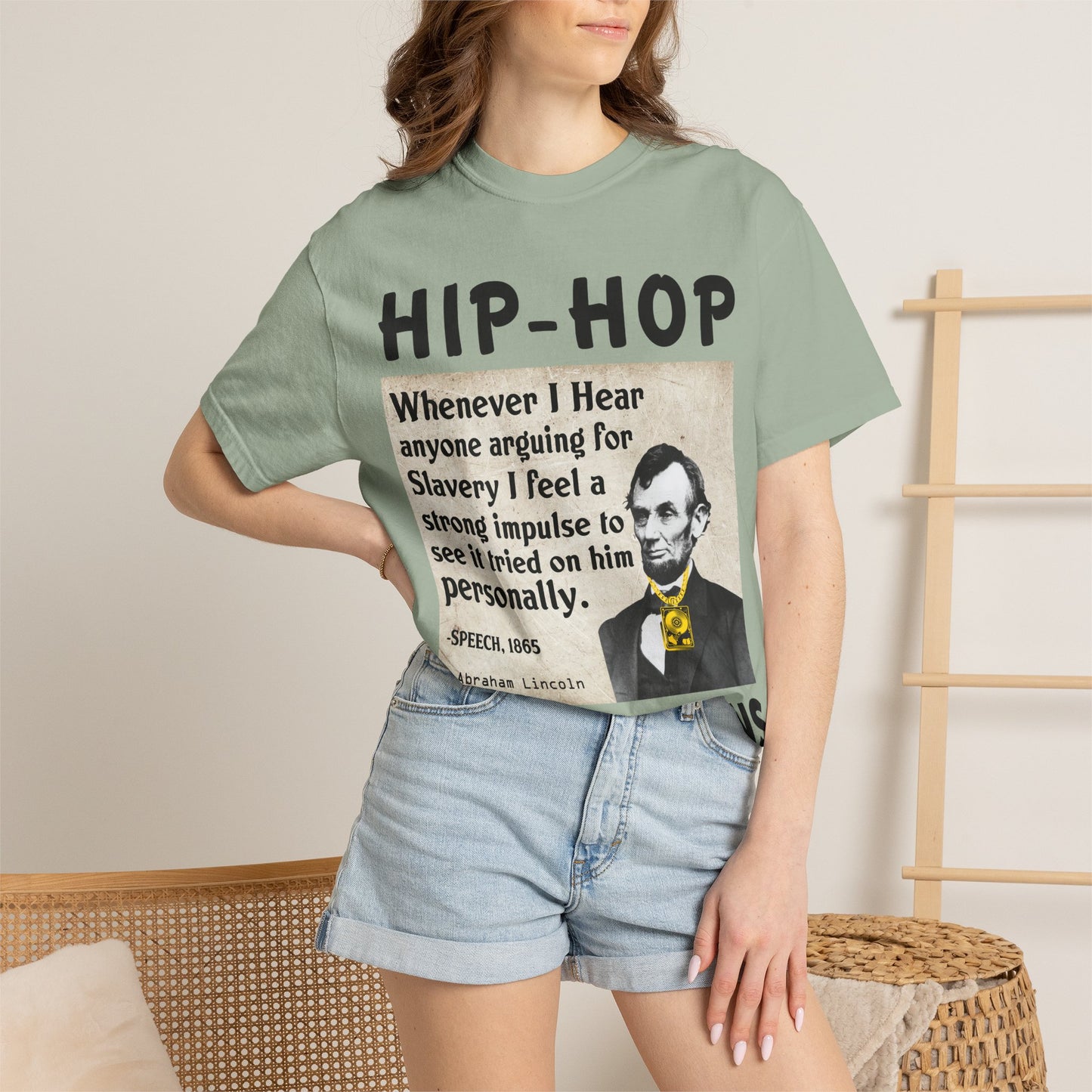 Hip-Hop Republicans T-Shirt — Vintage Lincoln Quote Graphic Tee
