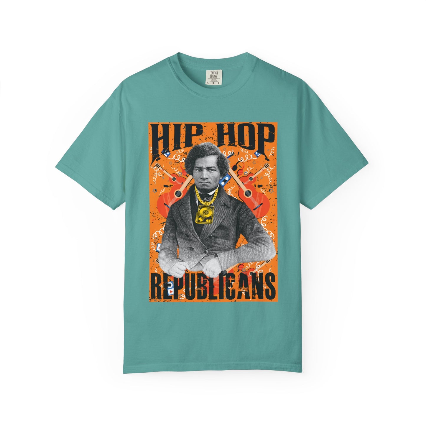 Hip Hop Republicans Graphic T-Shirt — Vintage Portrait Streetwear Tee