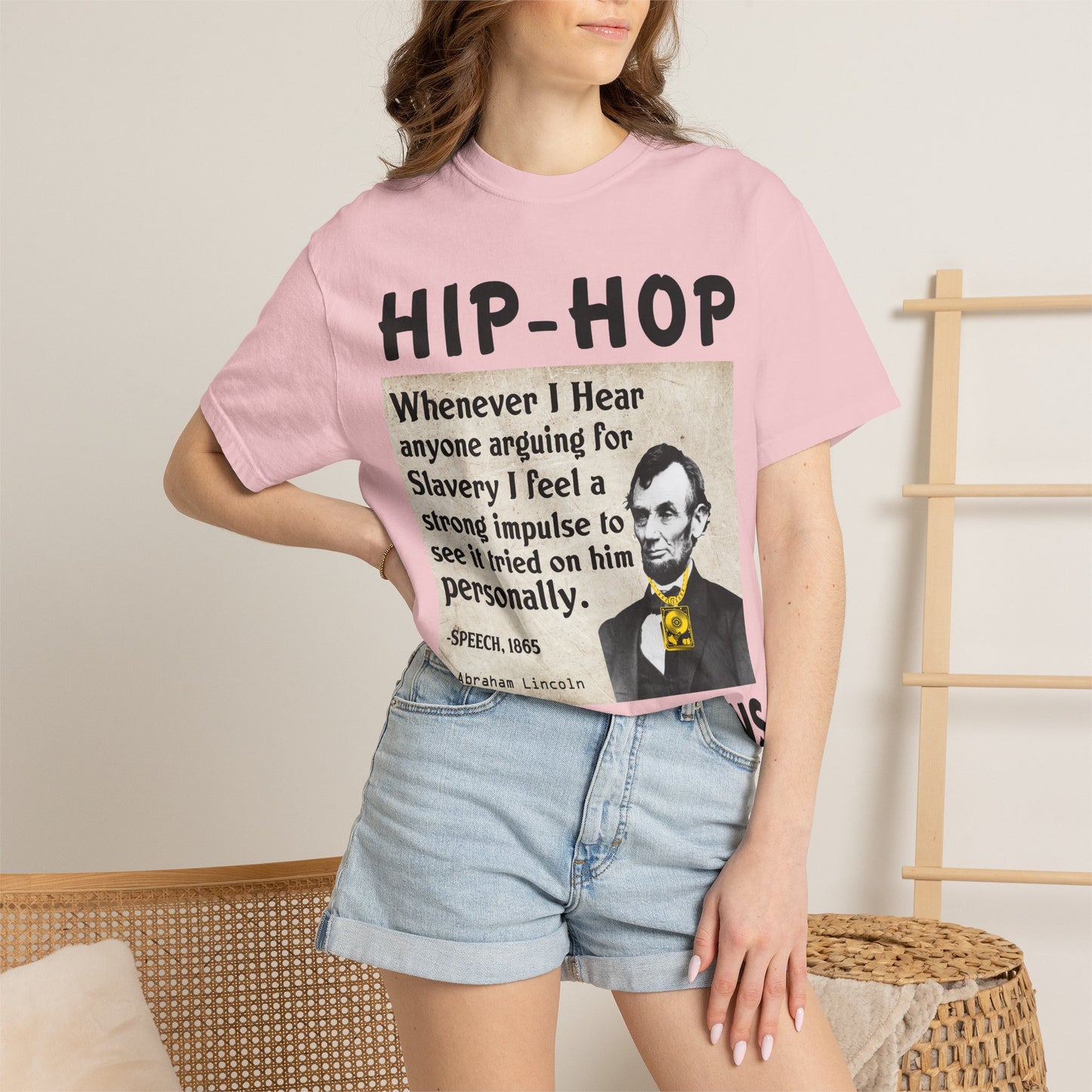 Hip-Hop Republicans T-Shirt — Lincoln Abolition Quote Graphic Tee