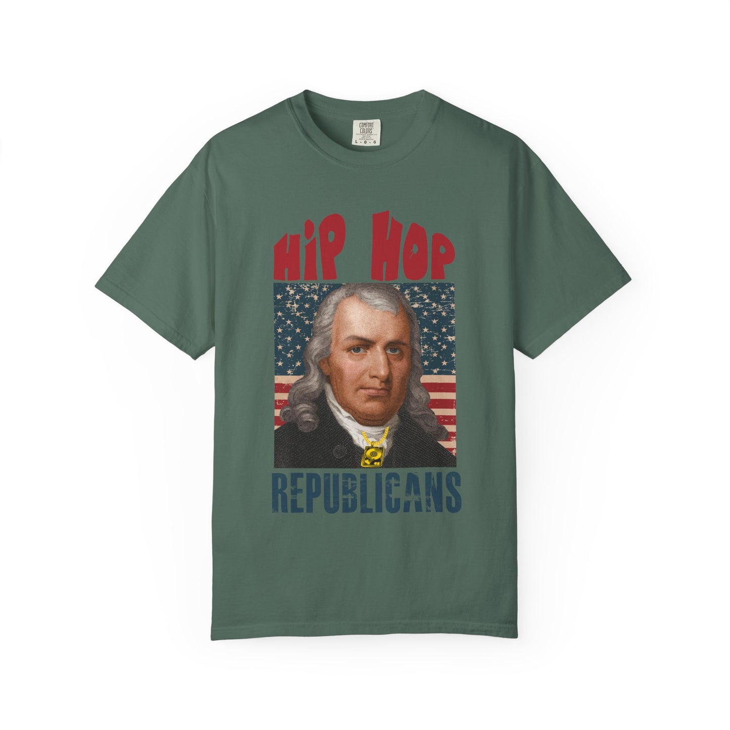 Hip Hop Republicans T-Shirt — Patriotic George Washington Graphic Tee