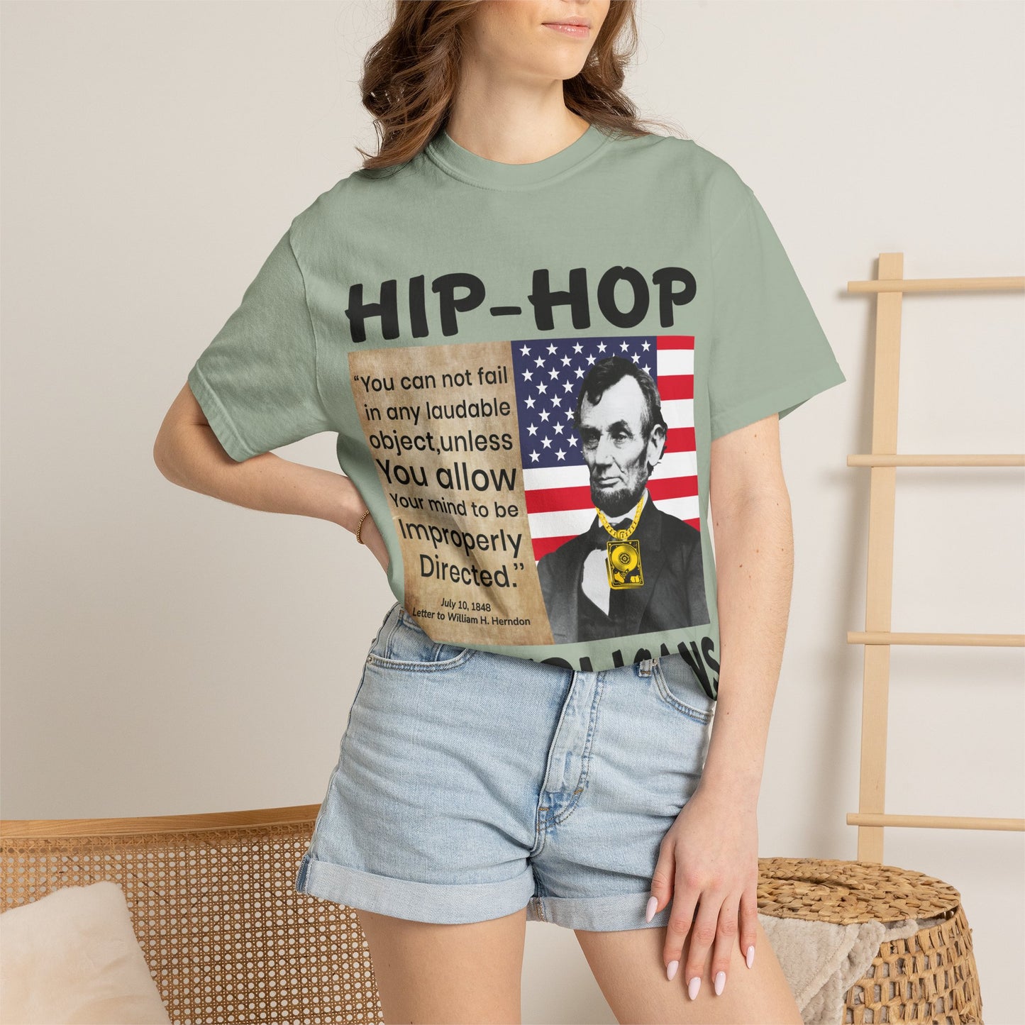 Hip-Hop Republicans T-Shirt — Lincoln Quote Patriotic Graphic Tee