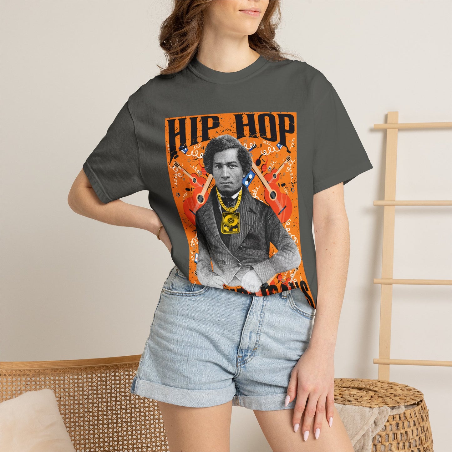Hip Hop Republicans Graphic T-Shirt — Vintage Portrait Streetwear Tee