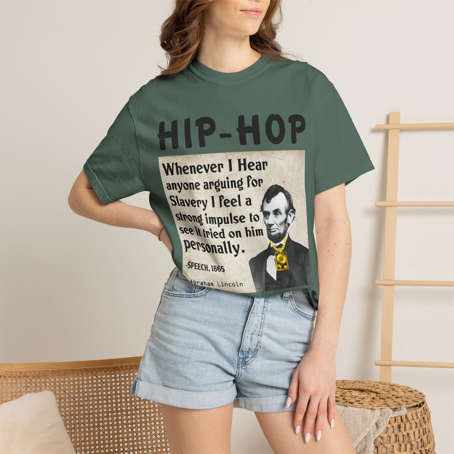 Hip-Hop Republicans T-Shirt — Vintage Lincoln Quote Graphic Tee