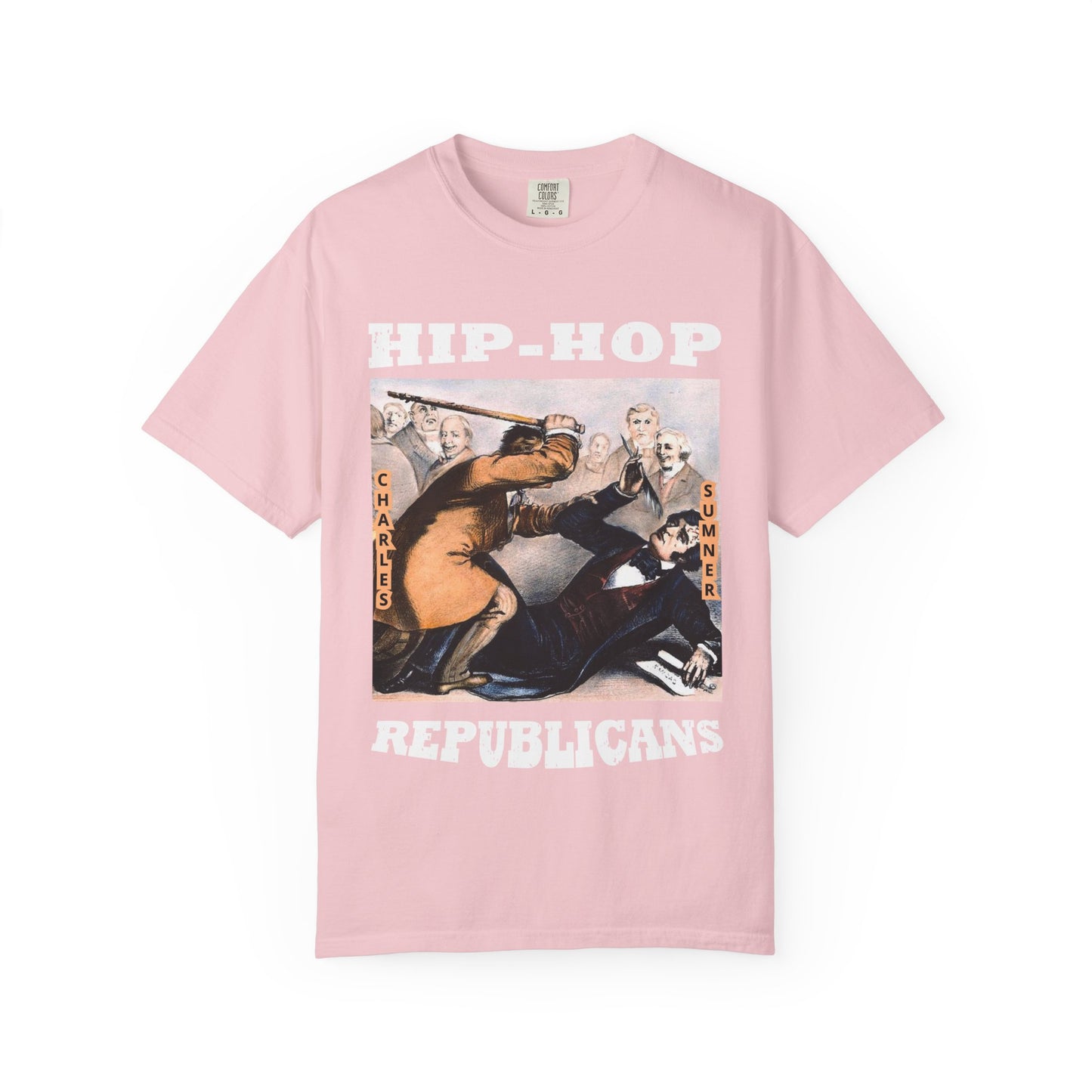 Artistic Vintage Poster T-Shirt — 'Chalet Summer' Graphic Tee