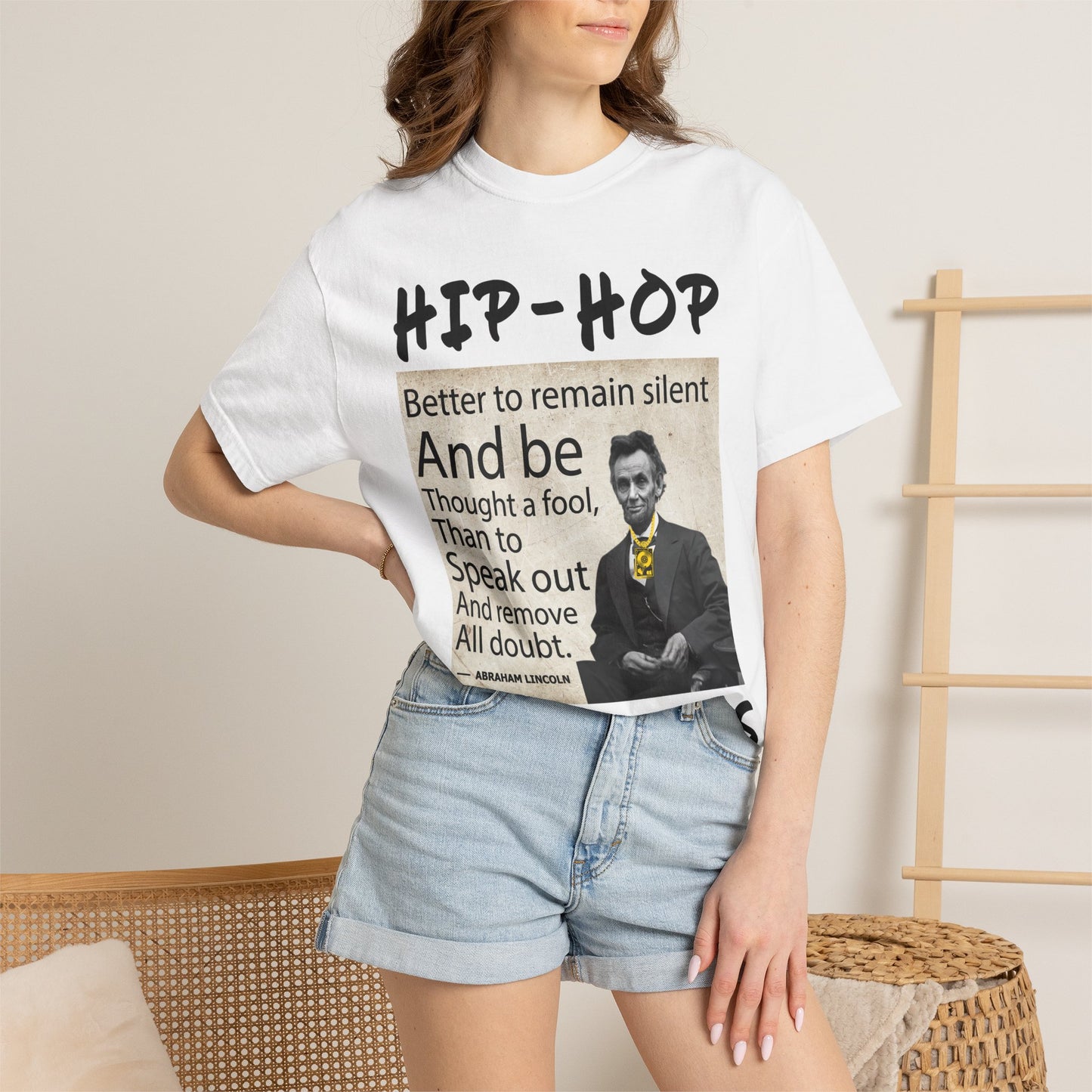 Hip-Hop Republicans T-Shirt — Abraham Lincoln Quote Graphic Tee