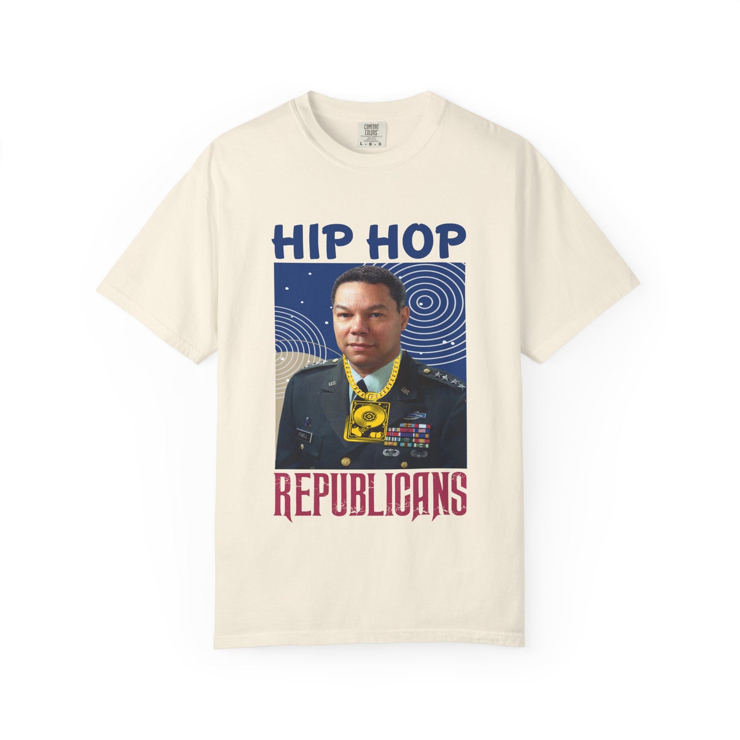 Hip Hop Republicans Graphic T-Shirt — Parody Political Portrait Tee