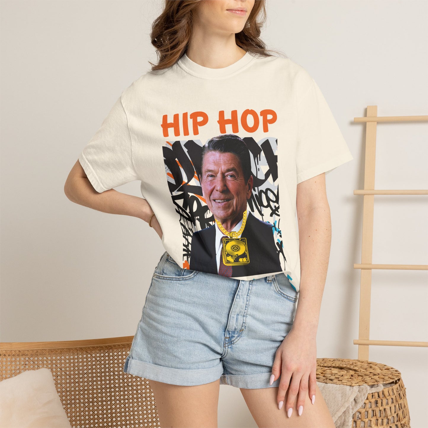 Get Your Groove On with a Trendy Ronald Reagan Hip Hop Republicans T-Shirt