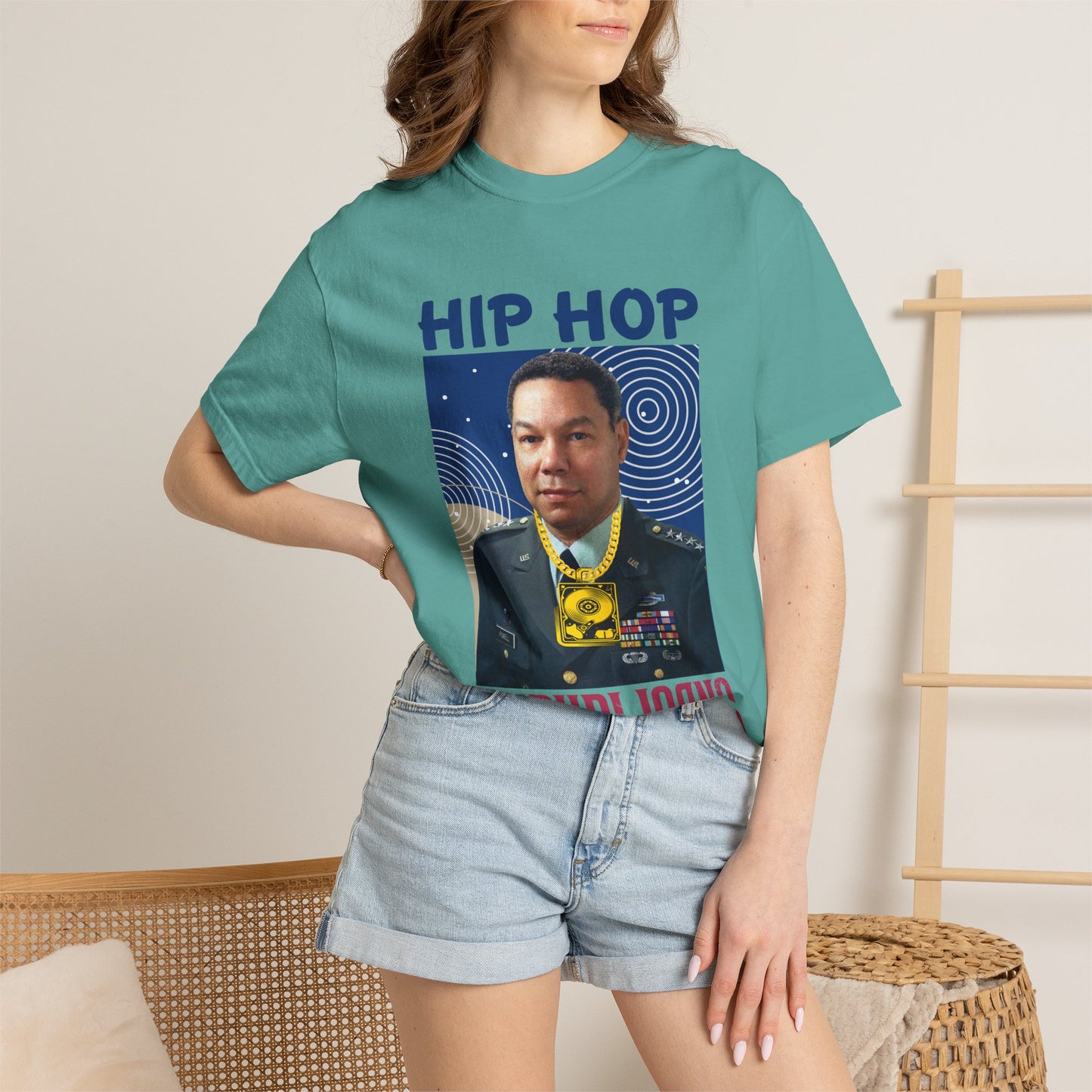 Hip Hop Republicans Graphic T-Shirt — Parody Political Portrait Tee