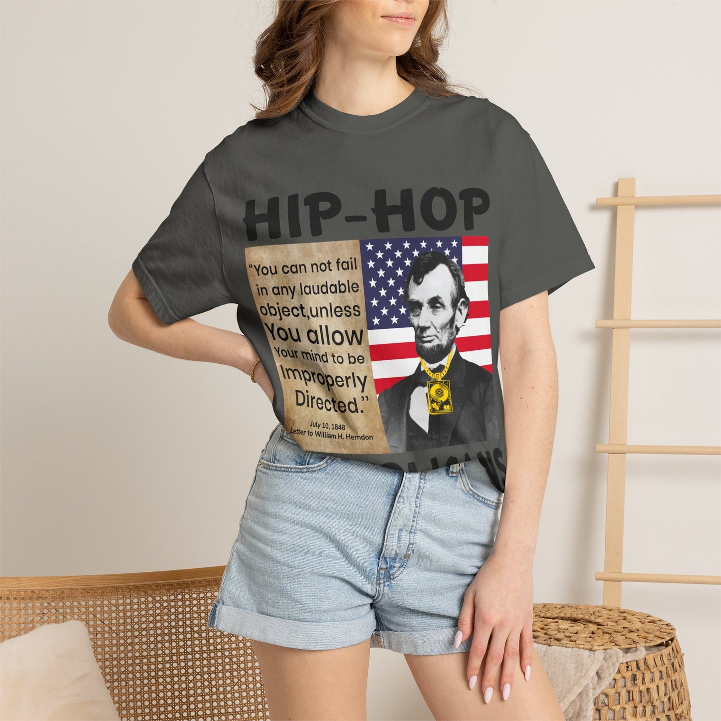 Hip-Hop Republicans T-Shirt — Lincoln Quote Patriotic Graphic Tee
