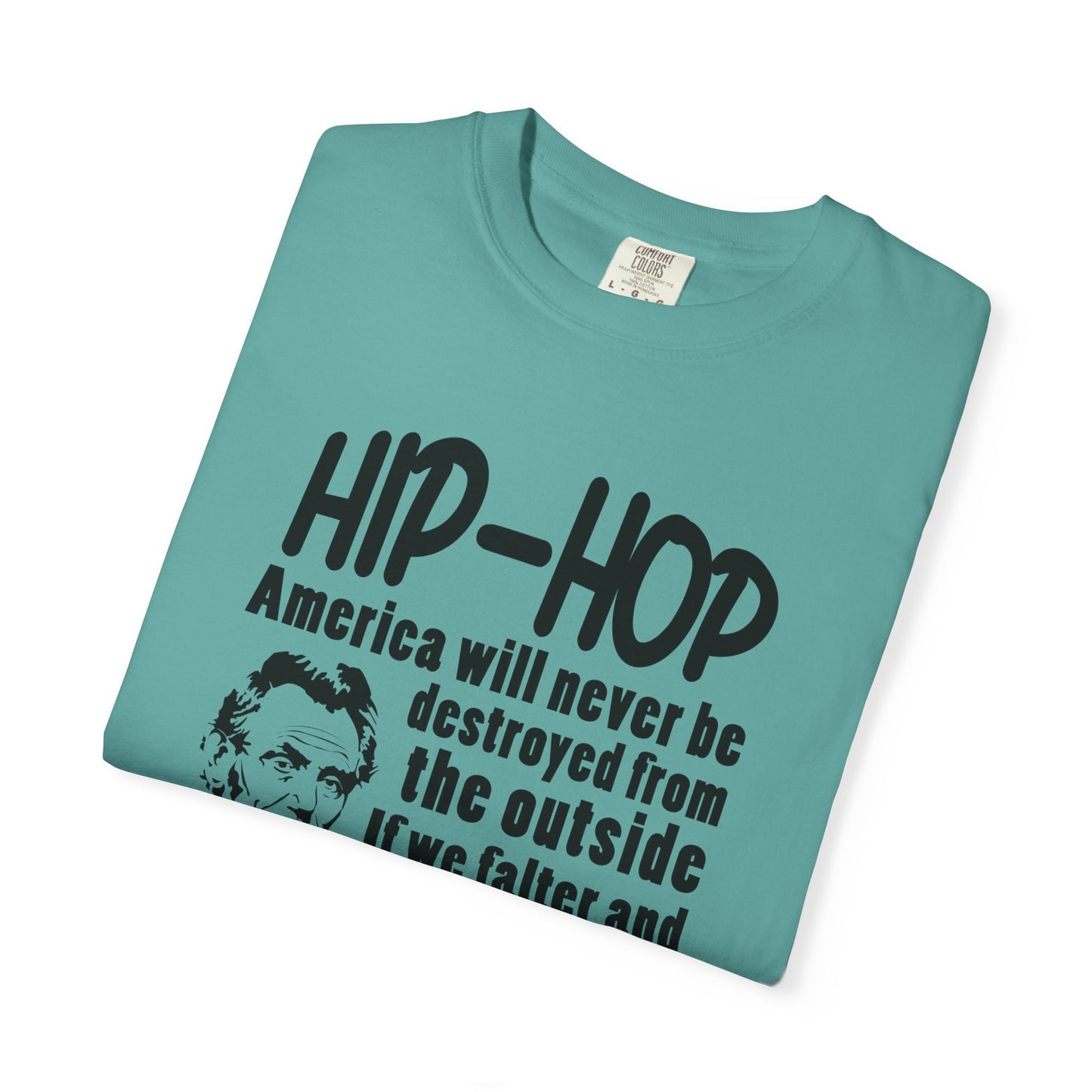 Hip-Hop Republicans Quote T-Shirt — Political Satire Tee with Lincoln Design