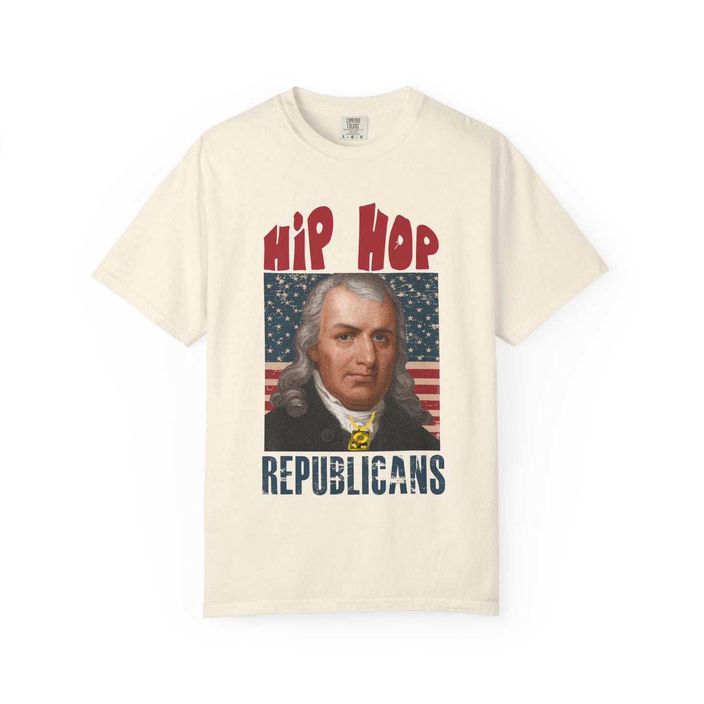 Hip Hop Republicans T-Shirt — Patriotic George Washington Graphic Tee