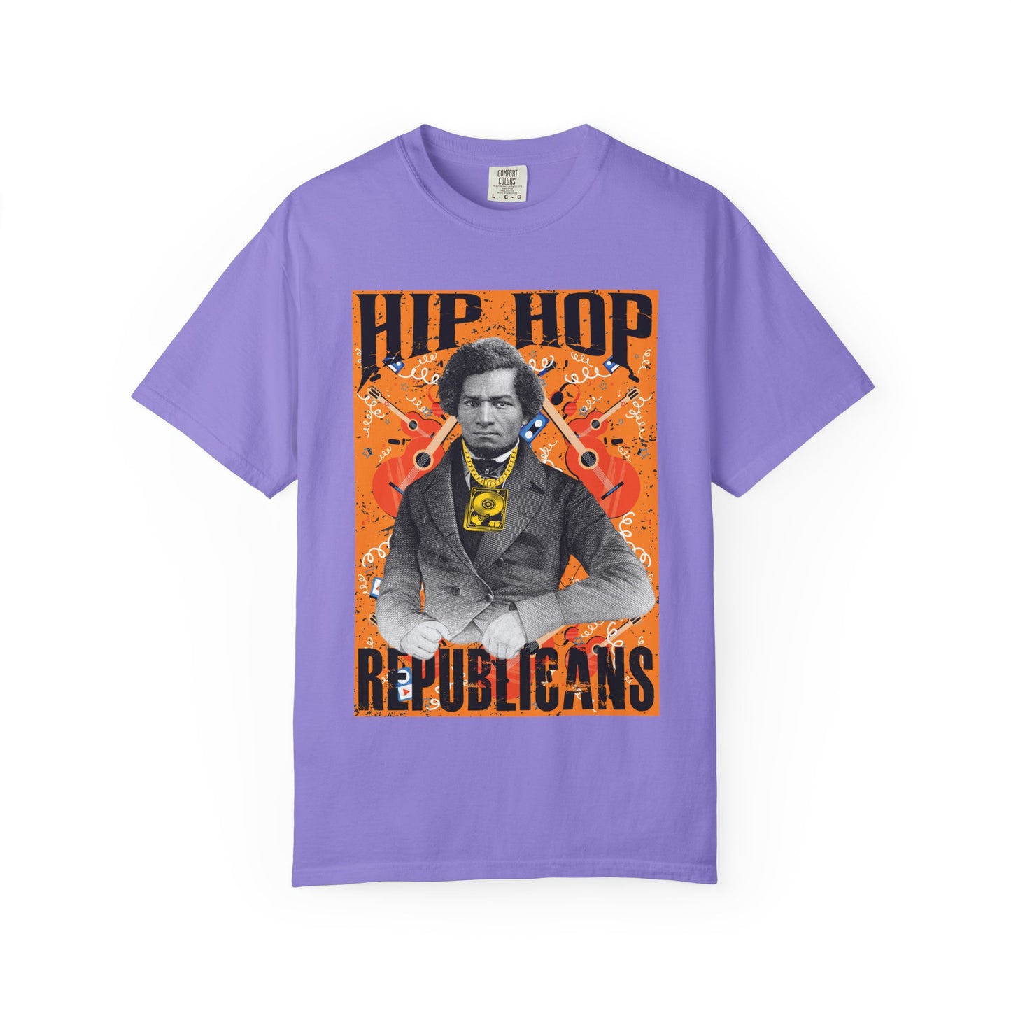 Hip Hop Republicans Graphic T-Shirt — Vintage Portrait Streetwear Tee