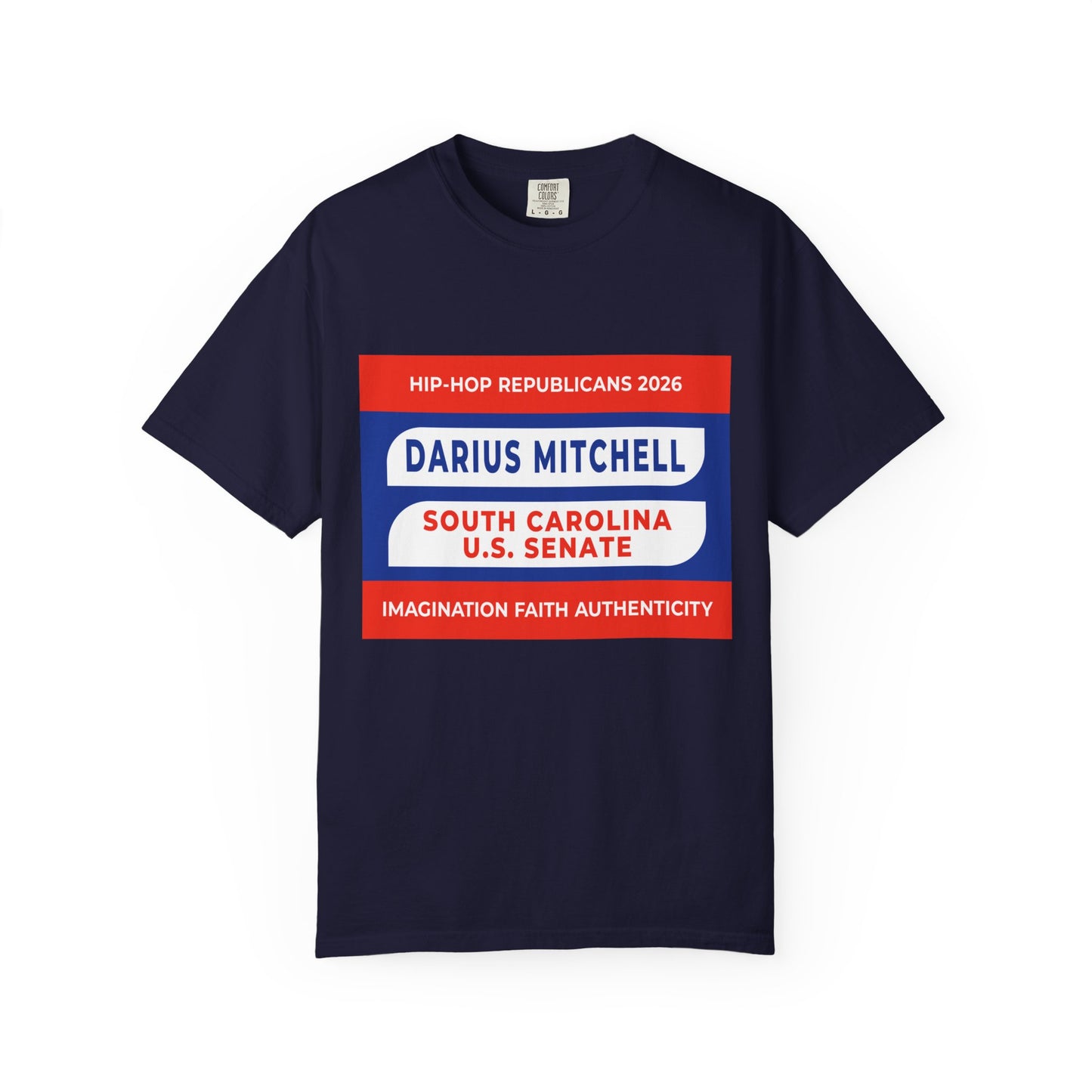 Political Campaign T-Shirt — "Darius Mitchell South Carolina U.S. Senate"