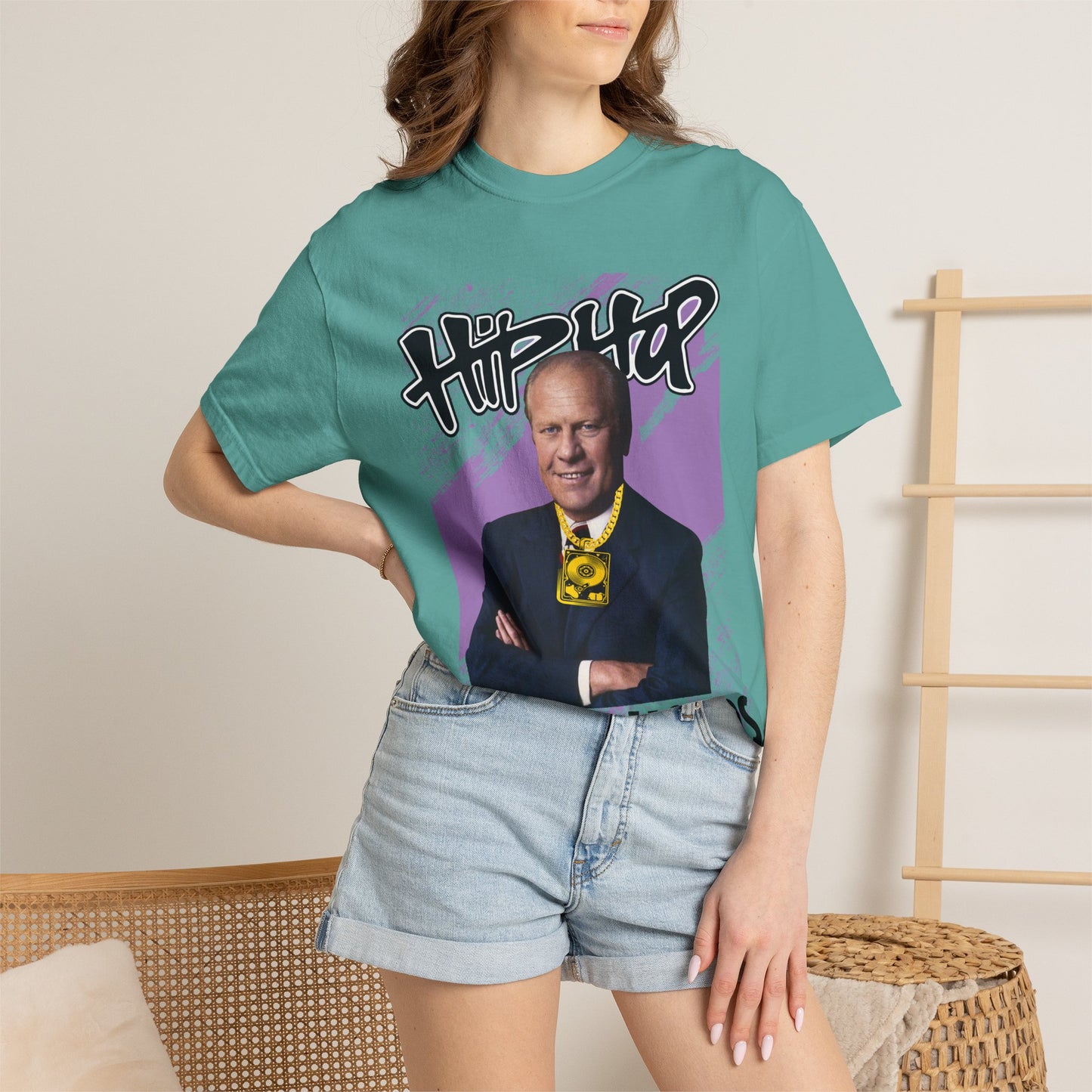 Political Graphic T-Shirt — 'Trump Republicans' Bold Portrait Tee