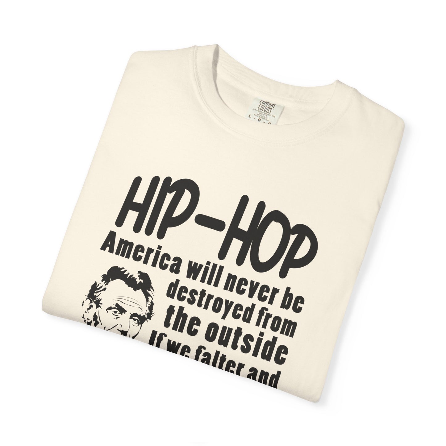 Hip-Hop Republicans Quote T-Shirt — Political Satire Tee with Lincoln Design