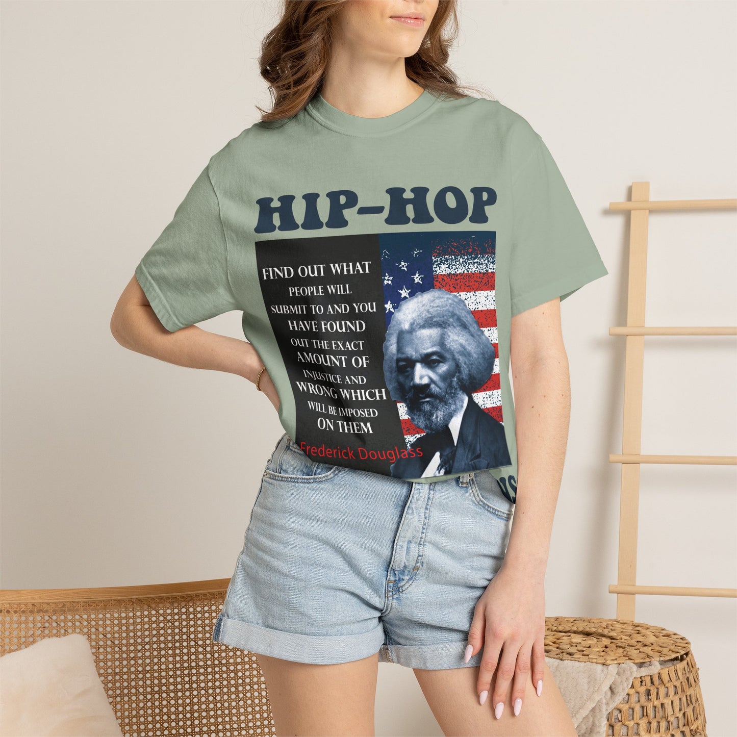 Hip-Hop Republicans T-Shirt — Frederick Douglass Quote Patriotic Political Tee