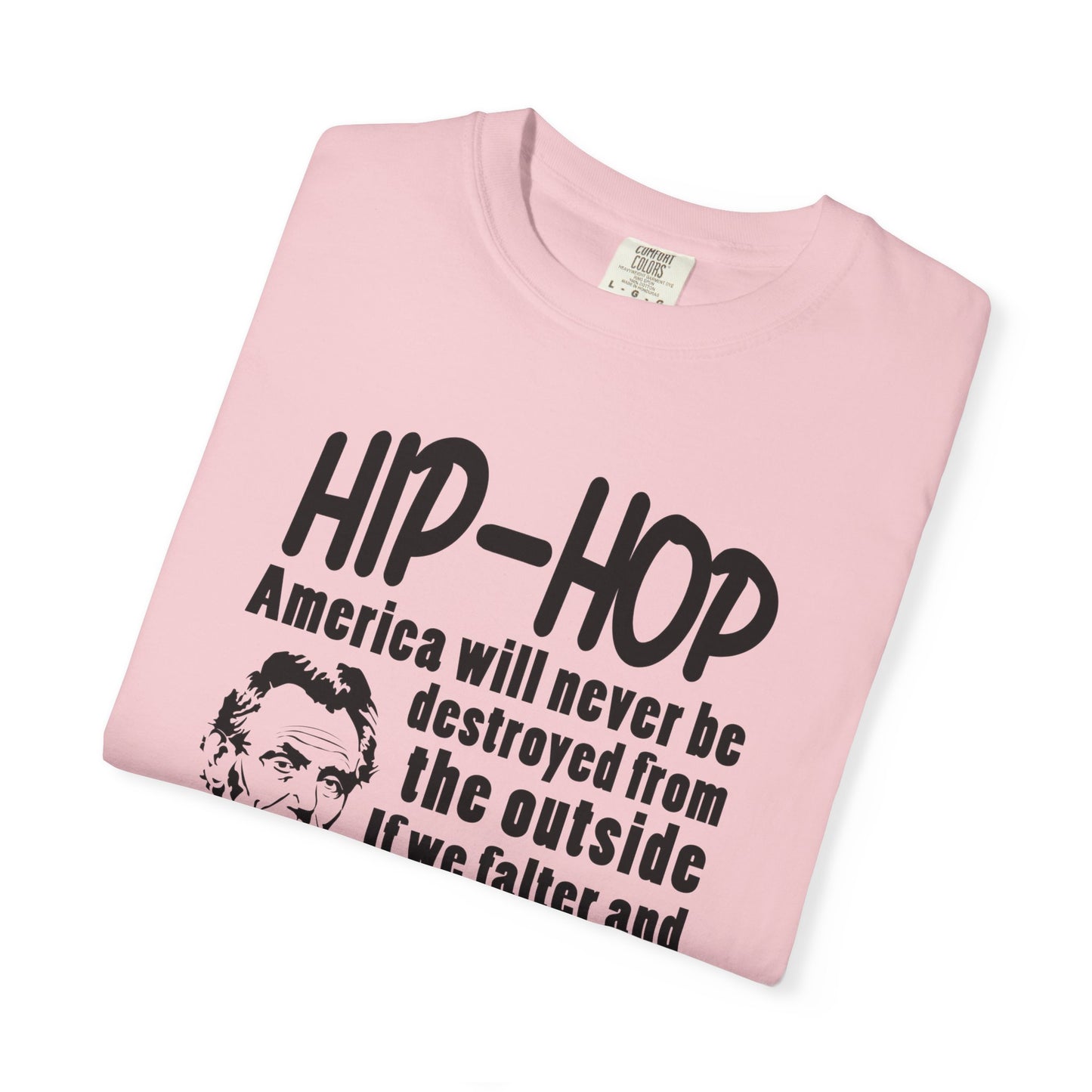 Hip-Hop Republicans Quote T-Shirt — Political Satire Tee with Lincoln Design