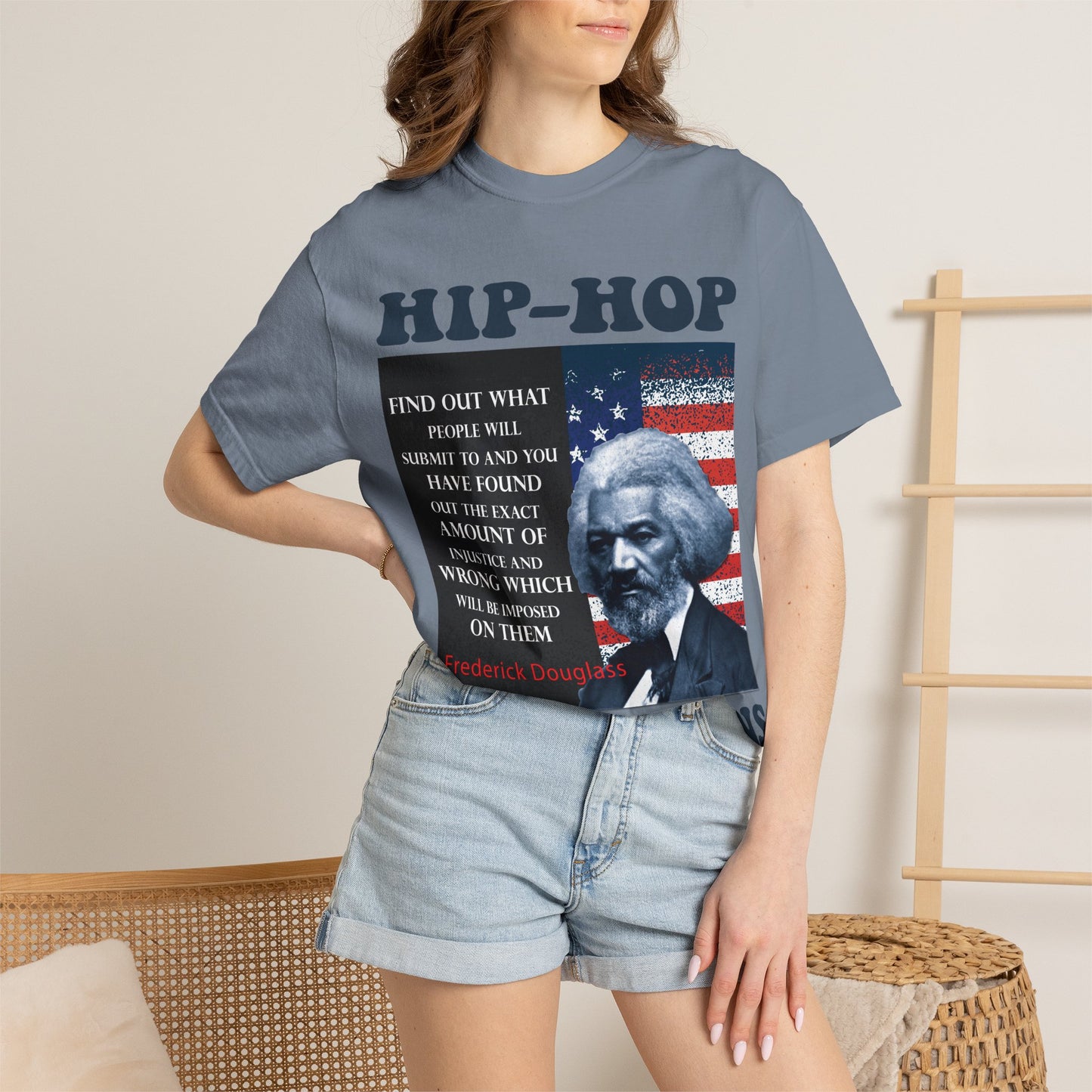 Hip-Hop Republicans T-Shirt — Frederick Douglass Quote Patriotic Political Tee