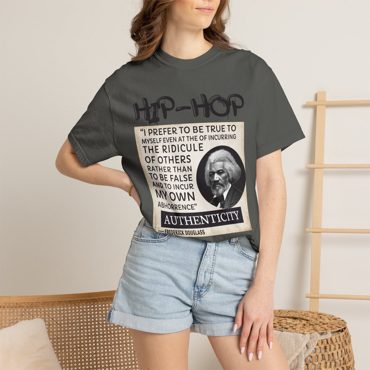 Hip-Hop Authenticity Quote T-Shirt