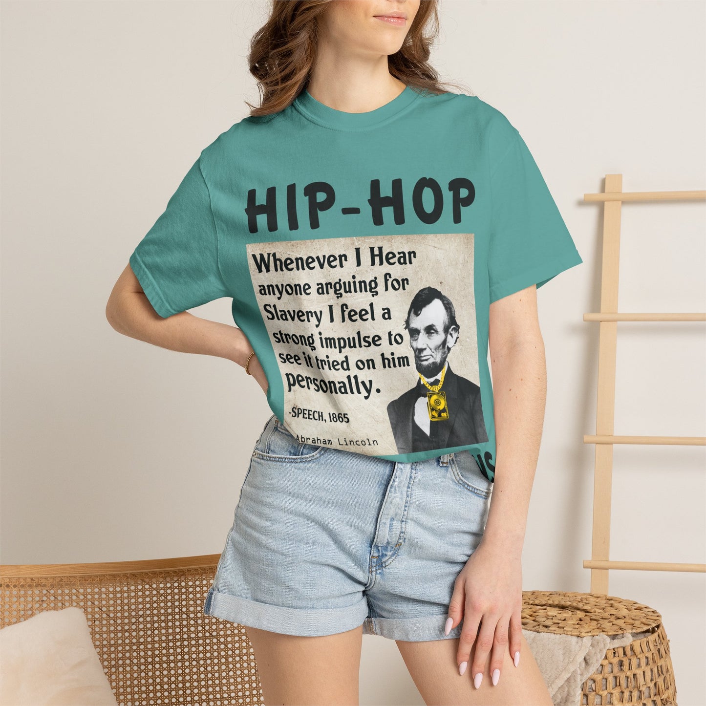 Hip-Hop Republicans T-Shirt — Lincoln Abolition Quote Graphic Tee
