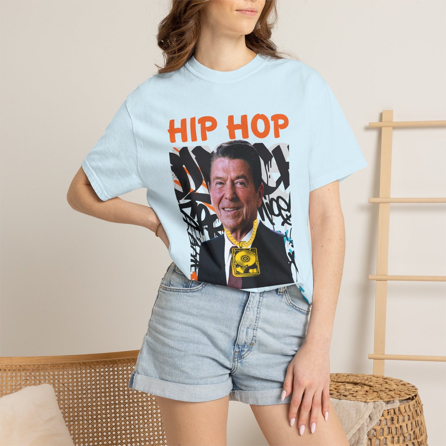 Get Your Groove On with a Trendy Ronald Reagan Hip Hop Republicans T-Shirt