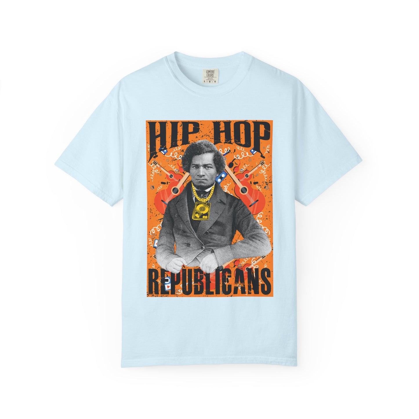 Hip Hop Republicans Graphic T-Shirt — Vintage Portrait Streetwear Tee