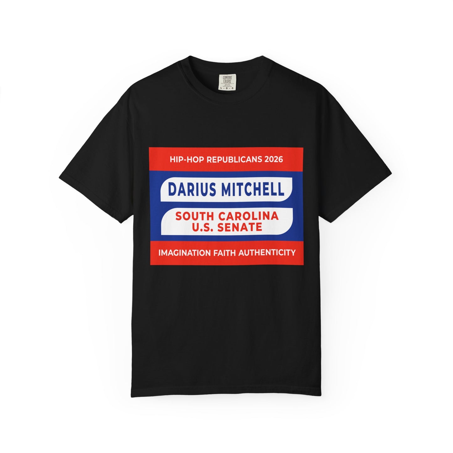 Political Campaign T-Shirt — "Darius Mitchell South Carolina U.S. Senate"