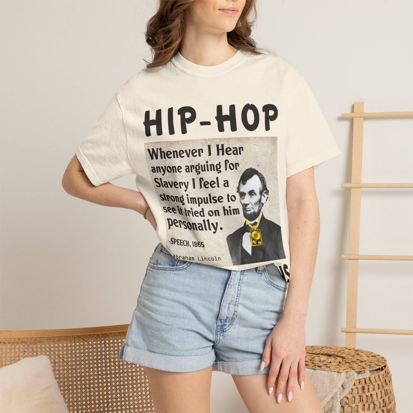 Hip-Hop Republicans T-Shirt — Vintage Lincoln Quote Graphic Tee