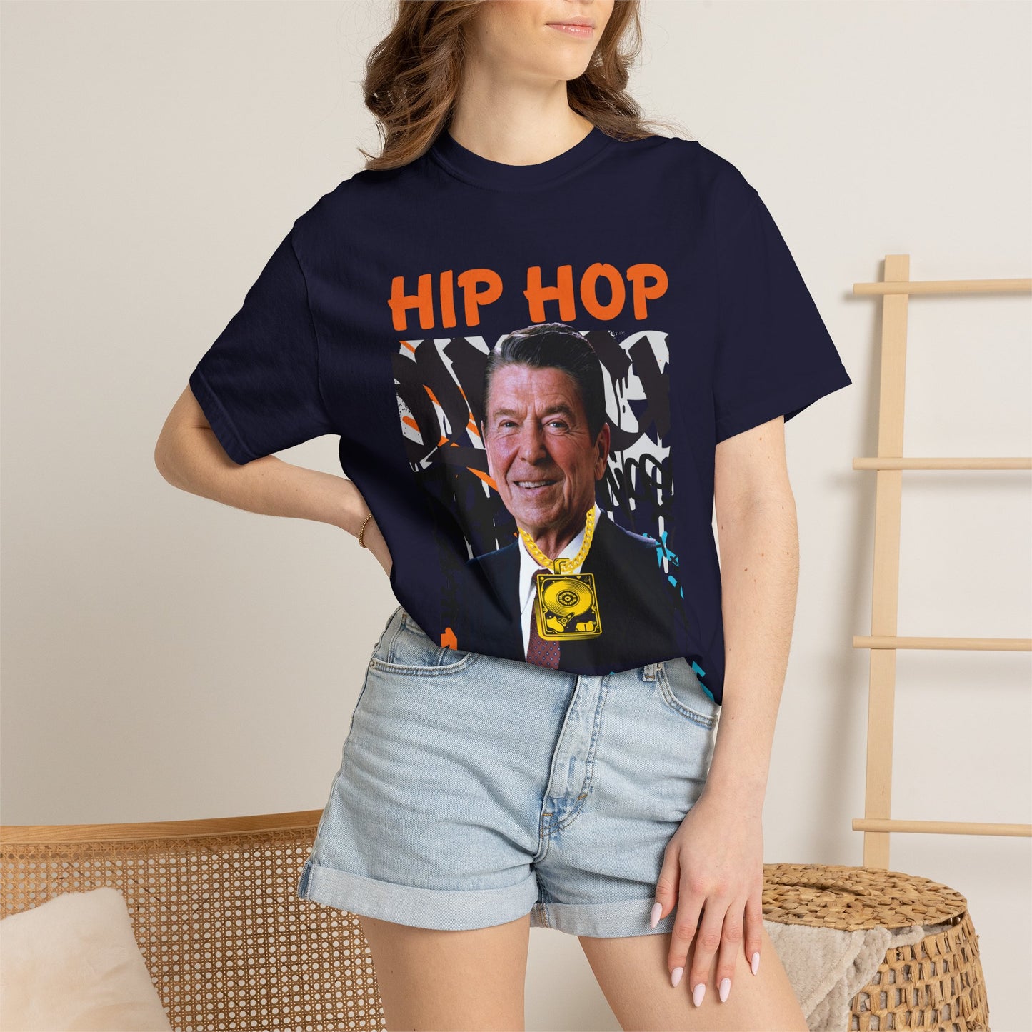 Get Your Groove On with a Trendy Ronald Reagan Hip Hop Republicans T-Shirt