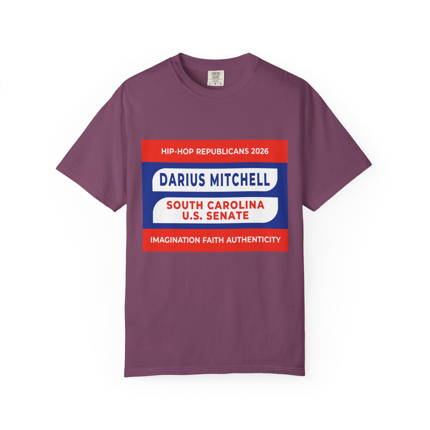 Political Campaign T-Shirt — "Darius Mitchell South Carolina U.S. Senate"