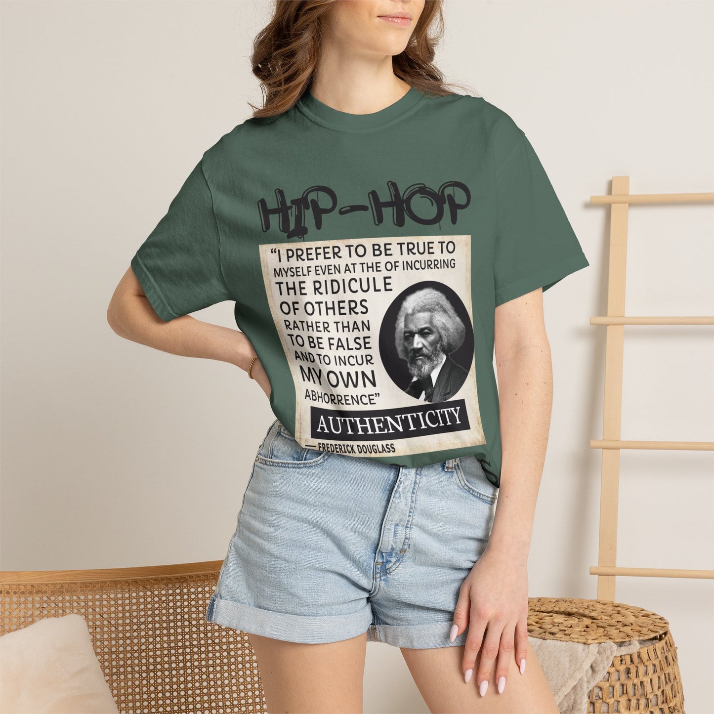 Hip-Hop Authenticity Quote T-Shirt