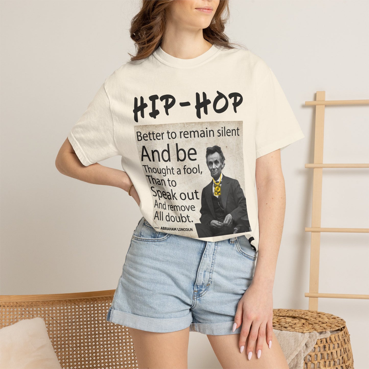 Hip-Hop Republicans T-Shirt — Abraham Lincoln Quote Graphic Tee